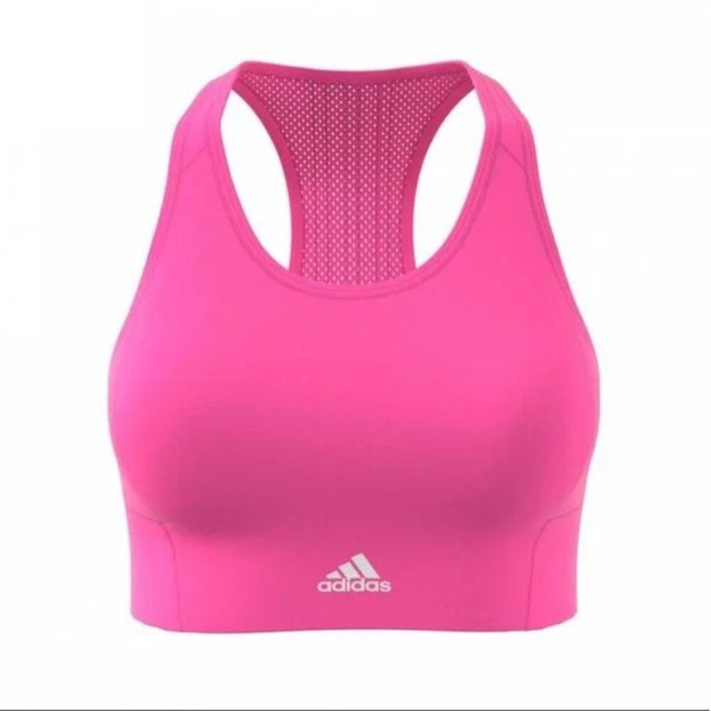 Adidas Sports Bra Pink - Aeroready Designed 2 Move / 3 Stripes